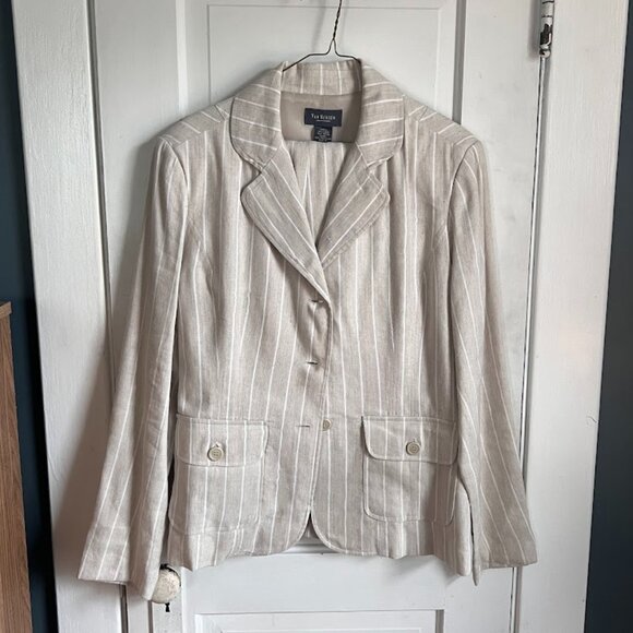 Vintage Van Heusen Linen Pantsuit - Picture 1 of 11